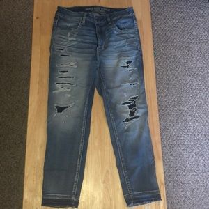 Hi-rise jegging crop American Eagle jeans